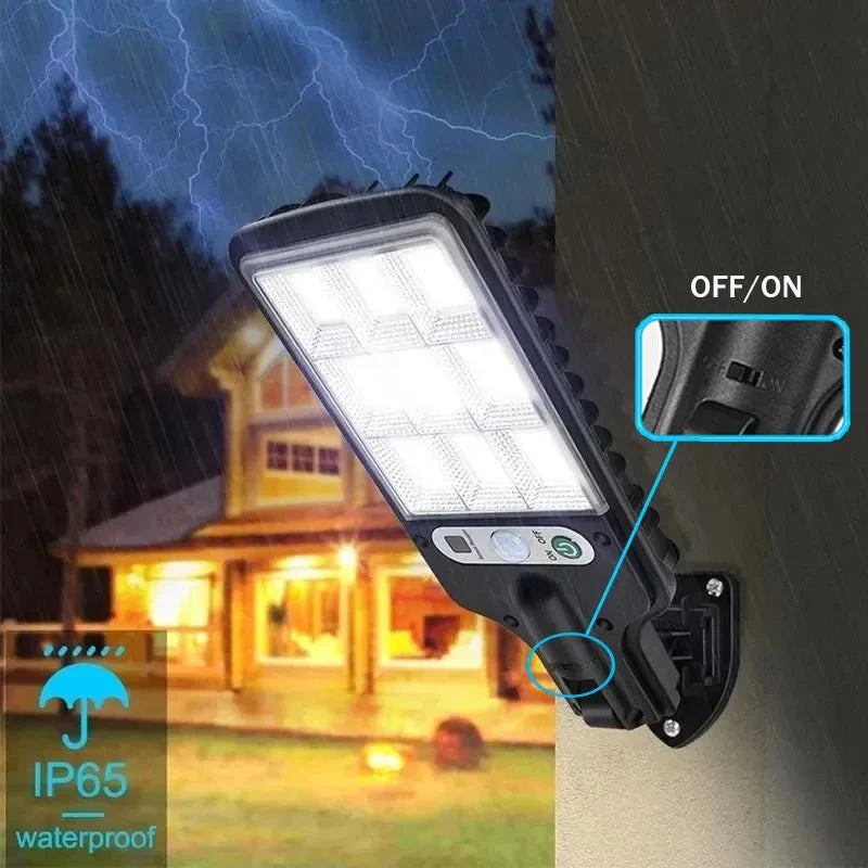 Luz Solares com Sensor de Movimento